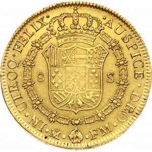 Španělsko pro Mexiko 8 escudos 1789 FM