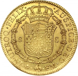 Španělsko pro Mexiko 8 escudos 1797 FM