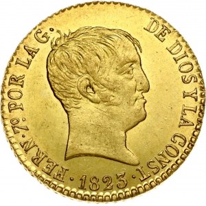 Spain 80 Reales 1823 SRD