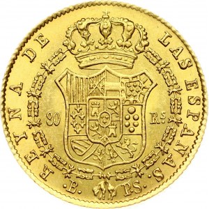 Spain 80 Reales 1846 BPS