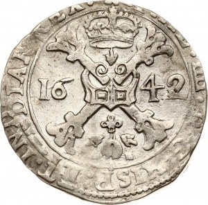 Patagon espagnol des Pays-Bas Tournai 1642 RARE