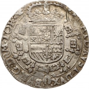 Hiszpańskie Niderlandy Tournai Patagon 1642 RARE