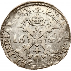 Spanish Netherlands Flanders 1/2 Patagon 1649