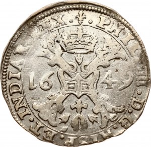 Spanish Netherlands Flanders 1/2 Patagon 1649