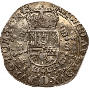 Hiszpańskie Niderlandy Tournai 1/2 Patagon 1665 (R3)