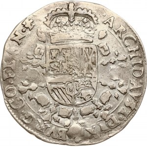 Spanish Netherlands Flanders 1/2 Patagon 1672 (R1)