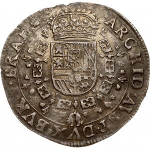 Španělské Nizozemsko Brabantsko 1/2 Patagon 1673 Brusel (R1)