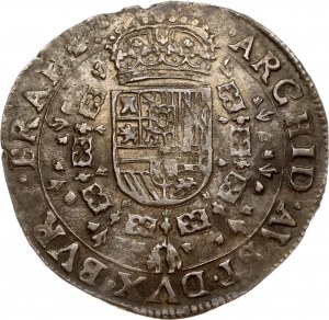 Niderlandy Hiszpańskie Brabancja 1/2 Patagon 1673 Bruksela (R1)