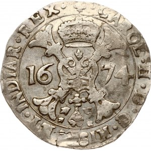 Pays-Bas espagnols Flandres Patagon 1674 (R1)