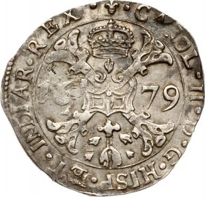 Spanish Netherlands Flanders 1/2 Patagon 1679 (R1)