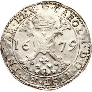 Spanish Netherlands Brabant Patagon 1679 Antwerp (R1)