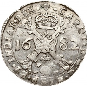 Spanish Netherlands Brabant Patagon 1682 Brussels (R1)