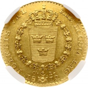 Sweden Ducat 1812 OL NGC UNC DETAILS