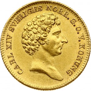 Szwecja Ducat 1843 AG