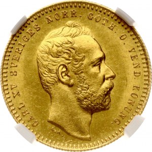 Sweden Ducat 1863 ST NGC MS 64