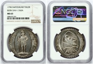 Bern Taler 1798 NGC MS 63