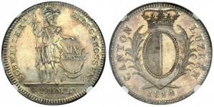 Luzern 4 Franken 1814 NGC MS 62