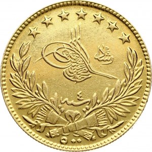 Turkey 500 Piastres AH 1327/4 (1912)