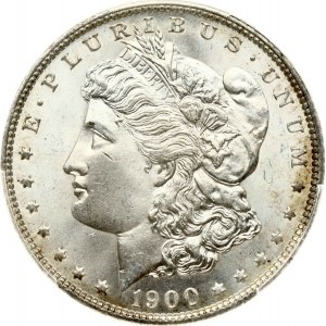 USA 1 Morganův dolar 1900 O PCGS MS 65