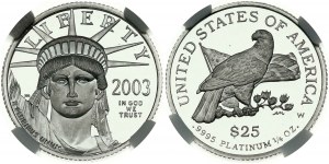 USA 25 Dolarów 2003 