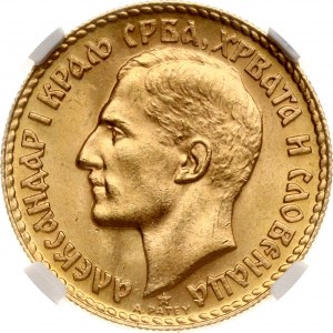 Juhoslávia 20 Dinara 1925 NGC MS 64