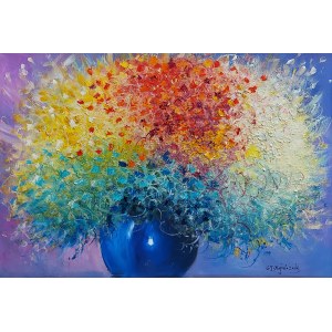 Grzegorz Olejniczak (born 1968), Colorful mosaic, 2018
