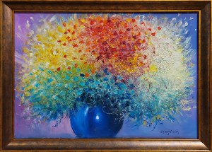 Grzegorz Olejniczak (born 1968), Colorful mosaic, 2018