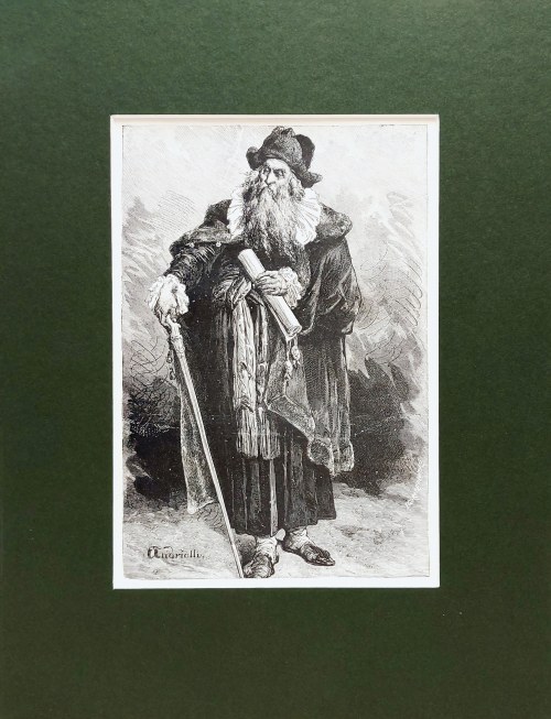 Elwiro Andriolli(1836-1893), Meir Ezofowicz Senior, 1888, z cyklu Meir Ezofowicz
