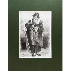 Elviro Andriolli(1836-1893), Meir Ezofowicz Senior, 1888, from the Meir Ezofowicz series