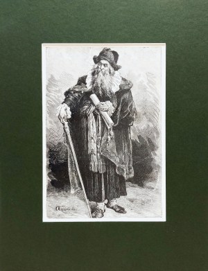 Elviro Andriolli(1836-1893), Meir Ezofowicz starší, 1888, z cyklu Meir Ezofowicz