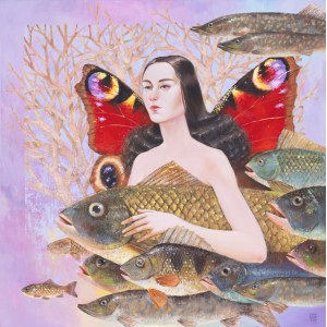 Svitlana Ulka, Ange avec poisson, 2024