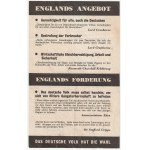 SET of 5 leaflets. - 1) End of 1939, leaflet still maintained in a semi-conciliatory tone ...