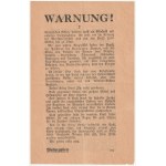 SET of 5 leaflets. - 1) End of 1939, leaflet still maintained in a semi-conciliatory tone ...