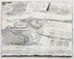 KLISZÓW. plan of the Battle of Kliszów fought between the Swedish army of Charles XII and the Saxon and Polish armies on July 19, 1702.
