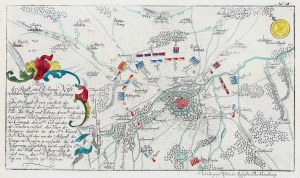 NYSA. Plan der Belagerung von 1758.