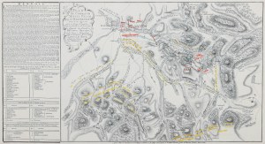 DZIERŻONIÓW. Plan de la bataille de Dzierżoniów (16 VIII 1762) ; eng. J. van der Schley, 1763