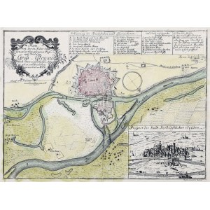 GŁOGÓW. Plan twierdzy Głogów, G. P. Busch, z pierwszej połowy XVIII w.