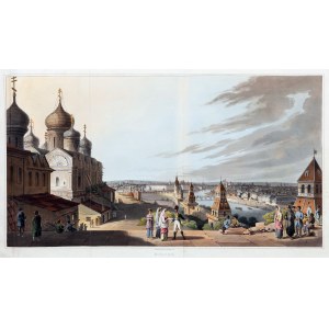 MOSKWA. Okolice Kremla w epoce napoleońskiej, anonim, wyd. R. Bowyer, Londyn 1814