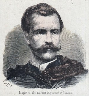 LANGIEWICZ Marian. Portrait. 1863