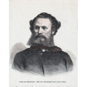 MIEROSŁAWSKI Ludwik. Portret Ludwika Mierosławskiego (1814-1878), przywódcy powstań w Wielkopolsce w 1846 i w 1848 r., pierwszego dyktatora powstania styczniowego
