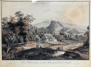 MONTAGNES SOKOLE. Les Falcon Mountains depuis le nord ; dessin de S.C.C. Reinhardt, gravé par G.D. Berger