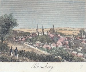 BYDGOSZCZ. Pohľad na mesto; anonym, asi 1835