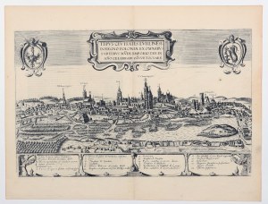 LUBLIN. Panorama de la ville ; extrait de : Civitates Orbis Terrarum
