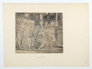 CARAGLIO, GIOVANNI JACOPO (1500/1505-zm. w Krakowie 1565), KRAKÓW. Adoracja dzieciątka Jezus przez pasterzy