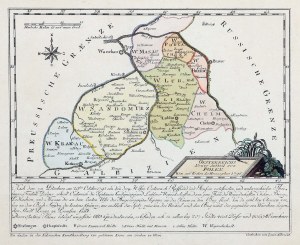 PARTITION OF POLAND, GALICIA. Map of Galicia; ryt. I. Albrecht