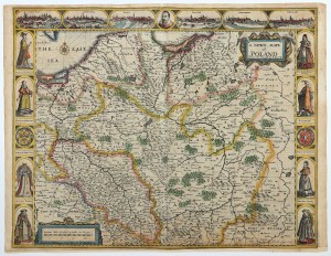 POLOGNE (appelée KORONA dans la Première République). Carte de la Pologne et de la Silésie ; compilée par. J. Speed