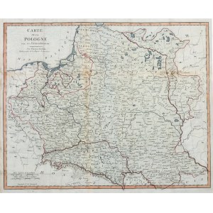 POLSKA (zwana w I RP KORONĄ), WIELKIE KSIĘSTWO LITEWSKIE. Mapa Rzeczypospolitej po I rozbiorze; oprac. Th. Kitchin
