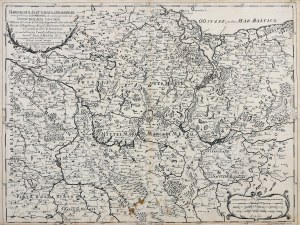 WESTERN POMERANIA, BRANDENBURG. Map of Western Pomerania, the New March, the Wkrzanska March and other German marches; compiled by. G. Cantelli da Vignola