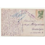SAMBOR. Legionnaires' prayer. 1916 r. Censorship stamp
