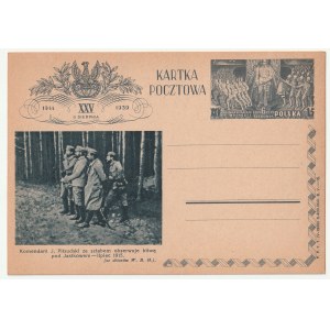 JASTKOW, OFFICES, ANNOPOL. Set of 3 postcards. 25th Anniversary of the Legions' Armed Deed